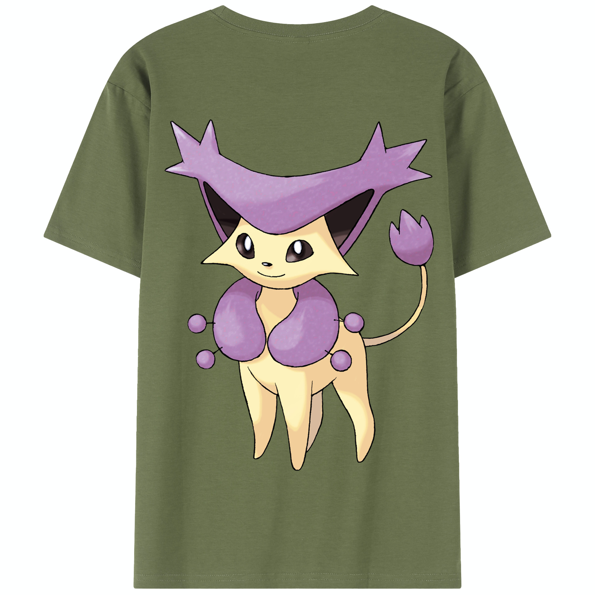 （画像用） ポケットモンスター Pokémon 綿100％半袖Tシャツ（背面プリント）